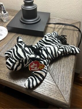 Ty Zebra Beanie Baby